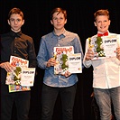 Nejlepší hráči U15 za rok 2016 - Petr Novák, Vojtěch Kučera, Matyáš Havlíček