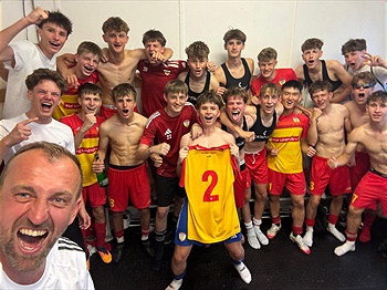 U16: Tým slaví postup do 3. ligy po výhře 2:0 nad Admirou