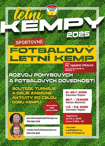 Letní kempy 2025