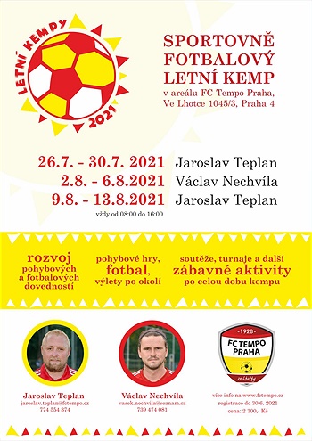 Letní kempy 2021