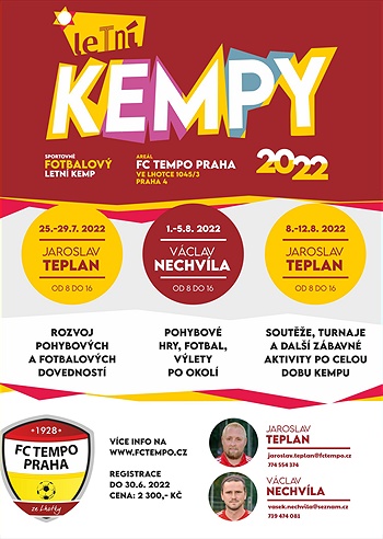 Letní kempy 2022